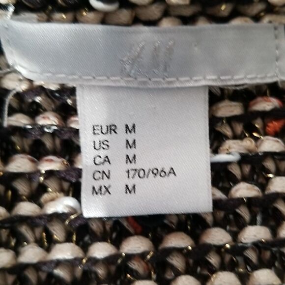 H&M Glittery Cardigan Sweater Sz Medium - Picture 6 of 7